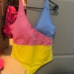 One piece bathing suit